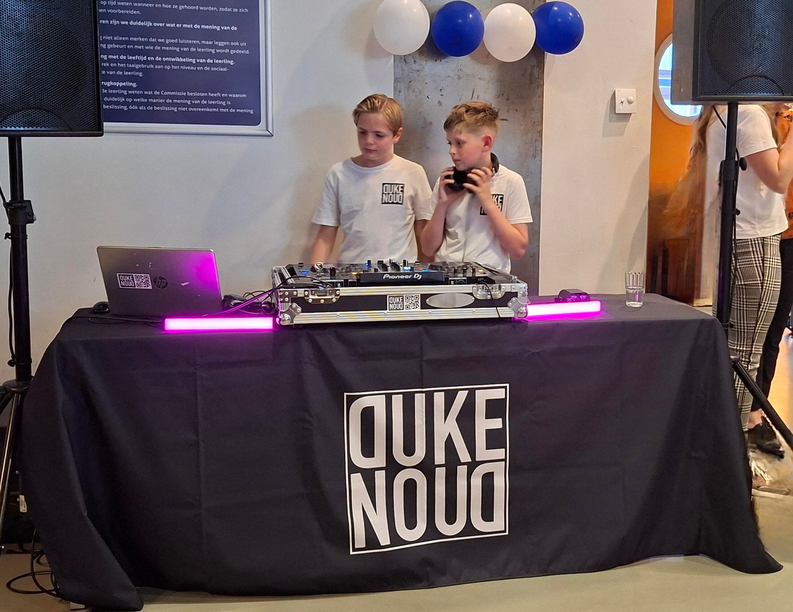 DJ-talenten Noud en Duke uit Bunnik